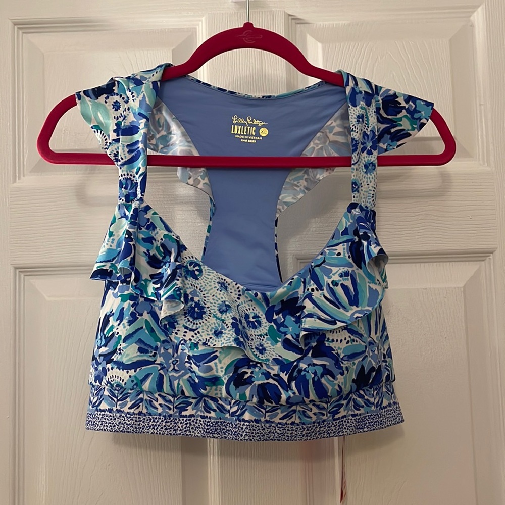 Lilly Pulitzer XL Luxletic NWT Angelique Spirts Bra